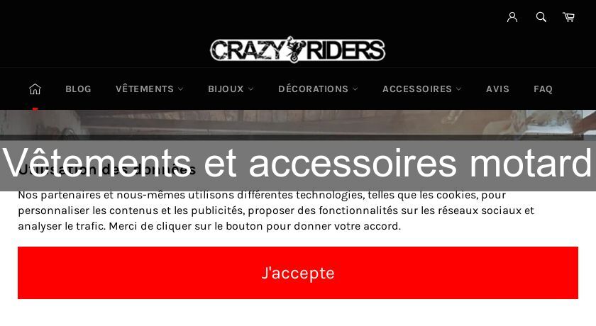 Vêtements et accessoires motard Vêtements et accessoires motard