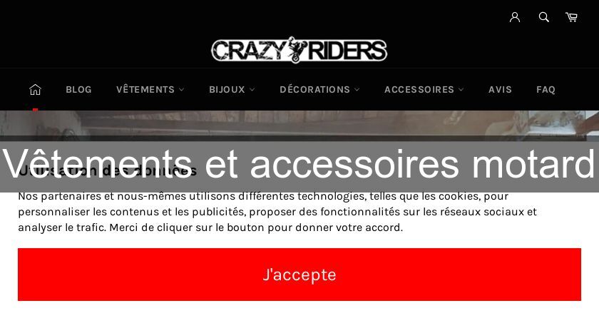 Vêtements et accessoires motard