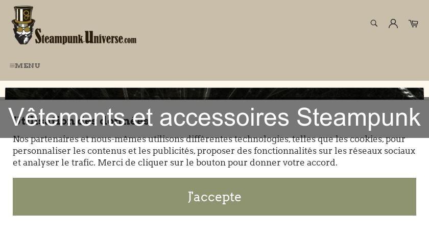Vêtements et accessoires Steampunk Vêtements et accessoires Steampunk