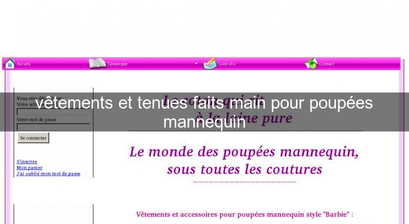 vêtements et tenues faits main pour poupées mannequin vêtements et tenues faits main pour poupées mannequin