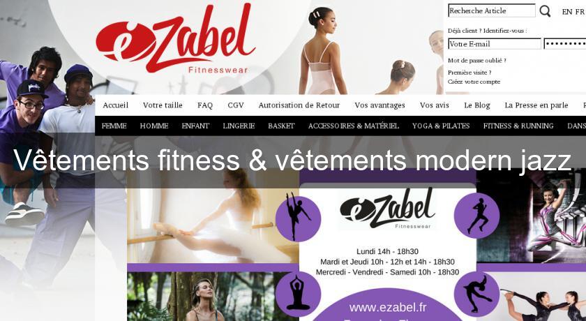 Vêtements fitness & vêtements modern jazz Vêtements fitness & vêtements modern jazz