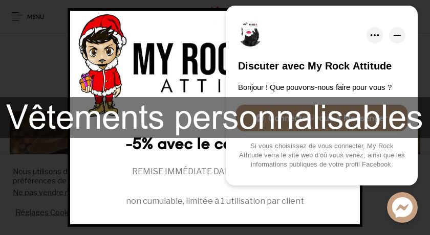 Vêtements personnalisables Vêtements personnalisables