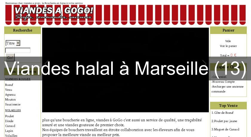 Viandes halal à Marseille (13) Viandes halal à Marseille (13)