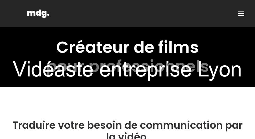 Vidéaste entreprise Lyon