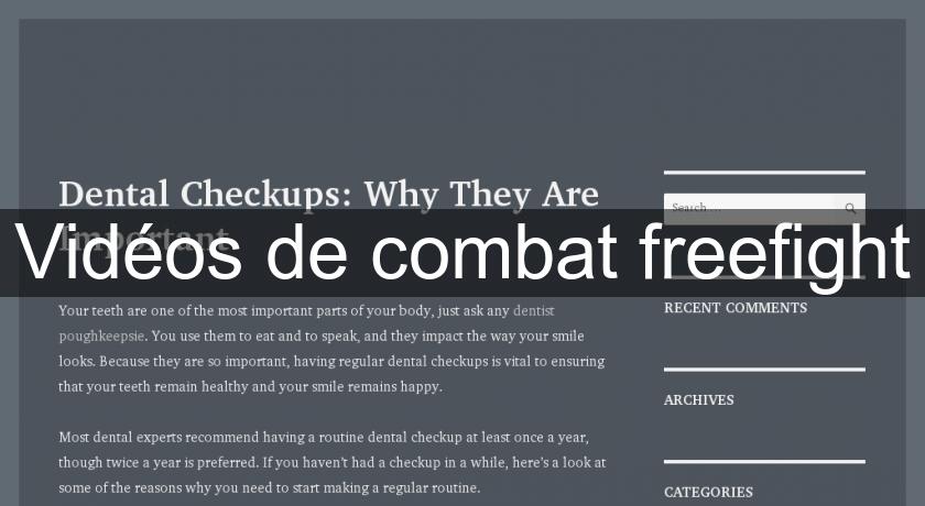 Vidéos de combat freefight Vidéos de combat freefight