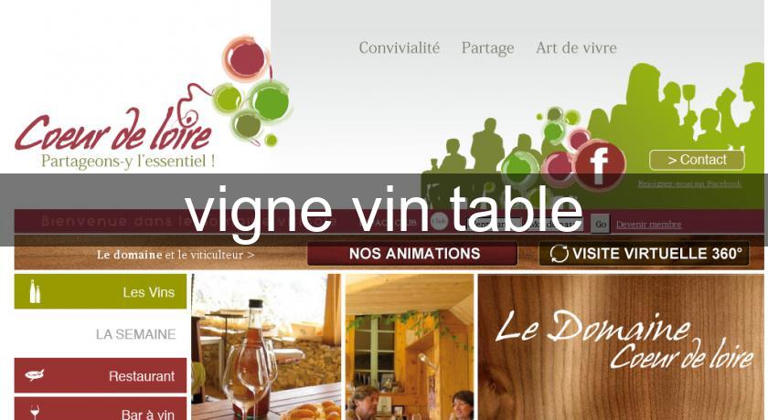 vigne vin table vigne vin table