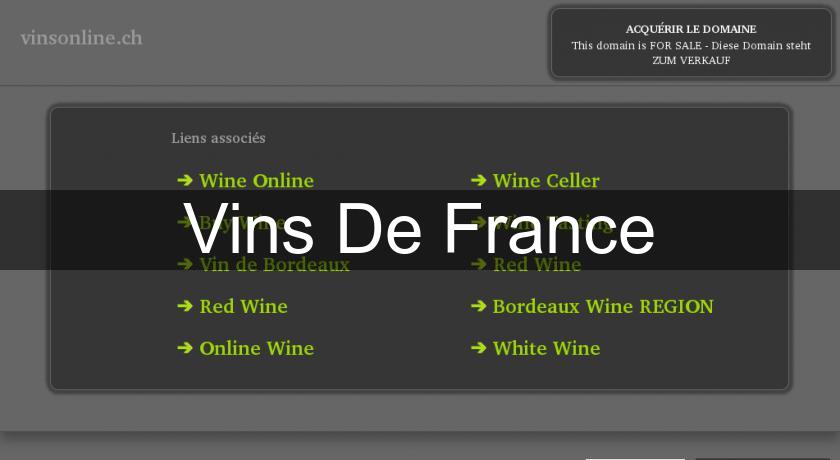 Vins De France Vins De France