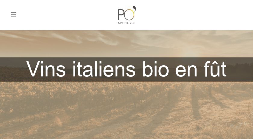Vins italiens bio en fût Vins italiens bio en fût
