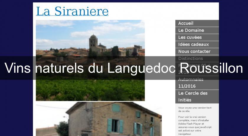 Vins naturels du Languedoc Roussillon Vins naturels du Languedoc Roussillon