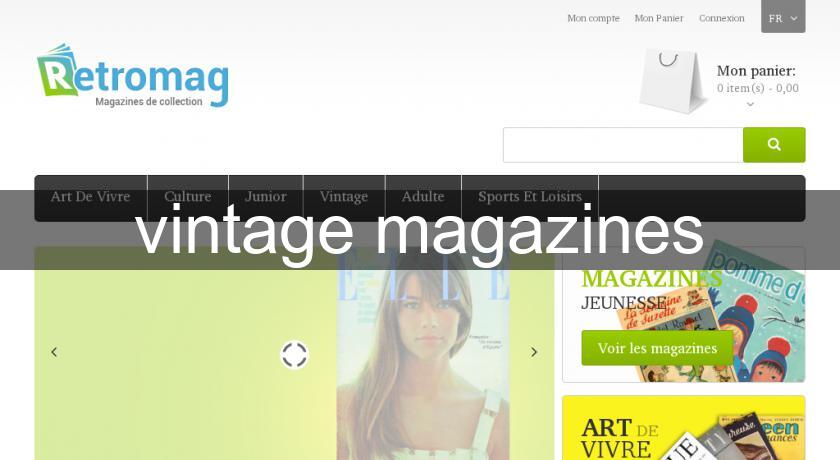 vintage magazines vintage magazines