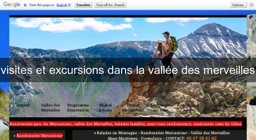 visites et excursions dans la vallée des merveilles visites et excursions dans la vallée des merveilles