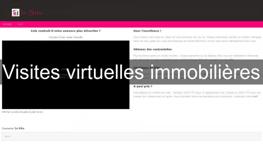 Visites virtuelles immobilières