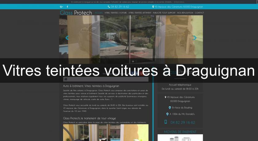 Vitres teintées voitures à Draguignan Vitres teintées voitures à Draguignan