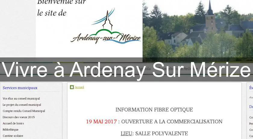 Vivre à Ardenay Sur Mérize