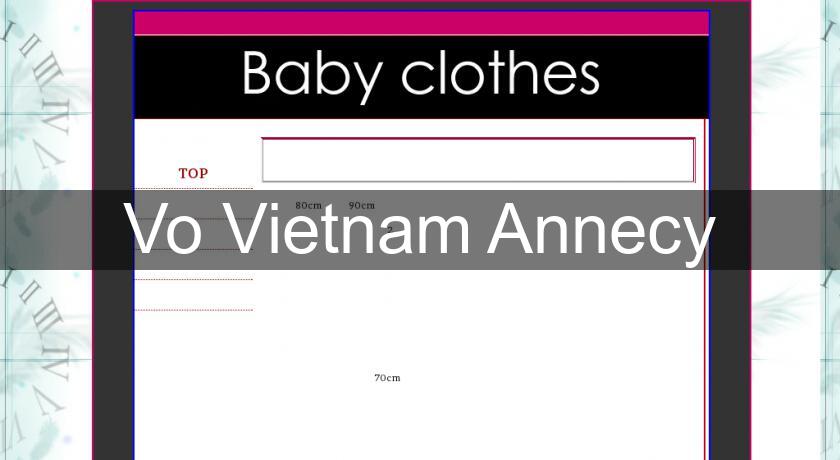 Vo Vietnam Annecy