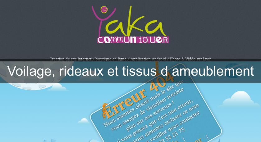 Voilage, rideaux et tissus d'ameublement Voilage, rideaux et tissus d'ameublement