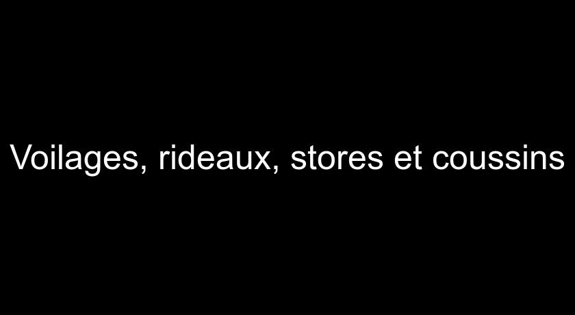 Voilages, rideaux, stores et coussins