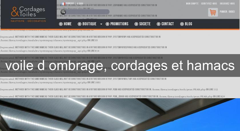 voile d'ombrage, cordages et hamacs voile d'ombrage, cordages et hamacs