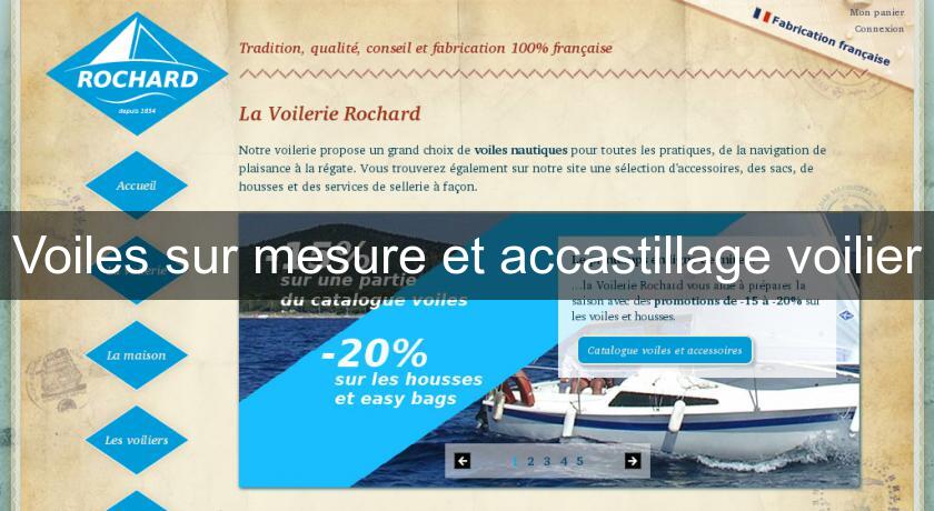 Voiles sur mesure et accastillage voilier Voiles sur mesure et accastillage voilier