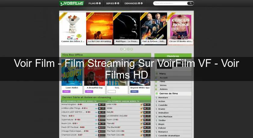 Voir Film - Film Streaming Sur VoirFilm VF - Voir Films HD