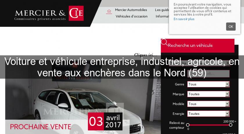 Voiture et véhicule entreprise, industriel, agricole, en vente aux enchères dans le Nord (59) Voiture et véhicule entreprise, industriel, agricole, en vente aux enchères dans le Nord (59)