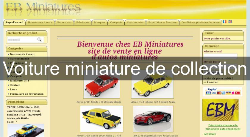 Voiture miniature de collection