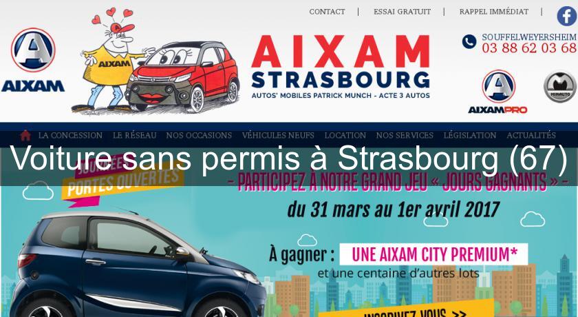 Voiture sans permis à Strasbourg (67) Voiture sans permis à Strasbourg (67)