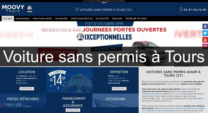 Voiture sans permis à Tours Voiture sans permis à Tours