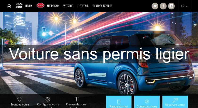 Voiture sans permis ligier Voiture sans permis ligier