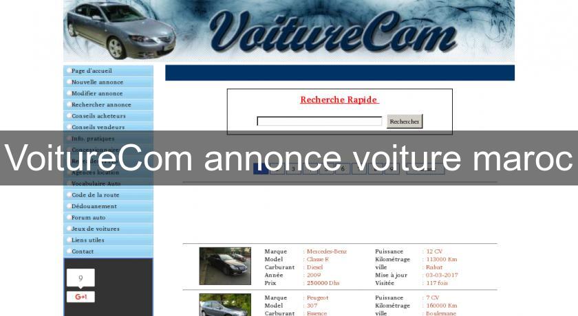 VoitureCom annonce voiture maroc VoitureCom annonce voiture maroc