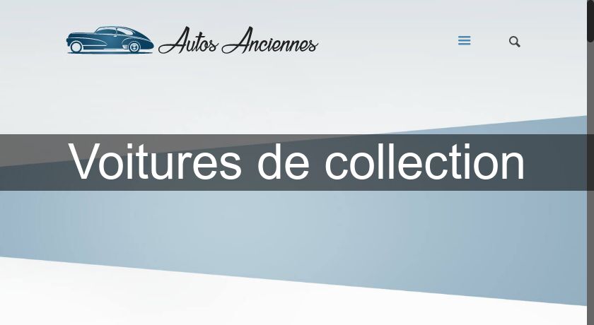 Voitures de collection Voitures de collection