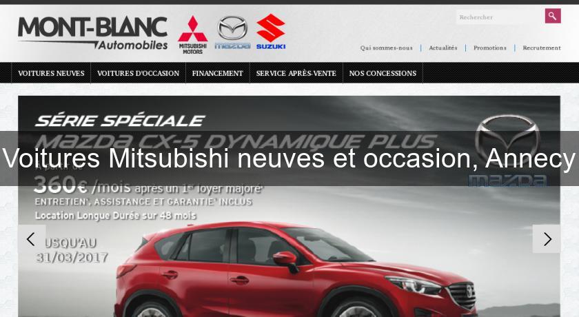 Voitures Mitsubishi neuves et occasion, Annecy