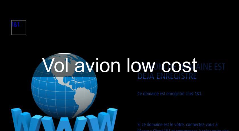 Vol avion low cost