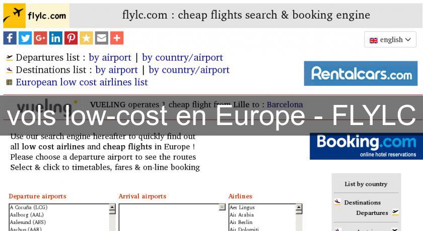 vols low-cost en Europe - FLYLC vols low-cost en Europe - FLYLC