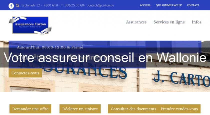 Votre assureur conseil en Wallonie