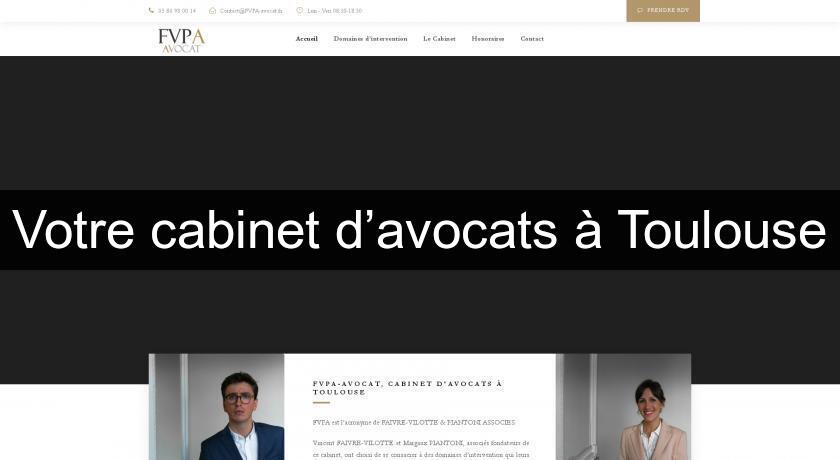 Votre cabinet d’avocats à Toulouse