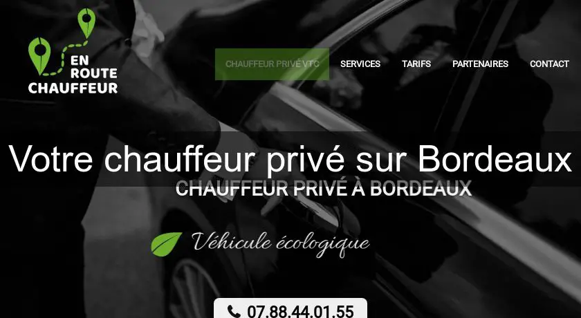 Votre chauffeur privé sur Bordeaux