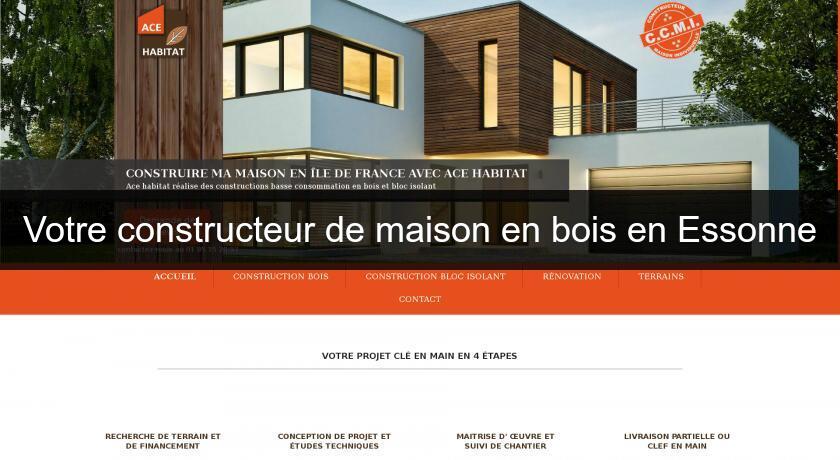 Votre constructeur de maison en bois en Essonne Votre constructeur de maison en bois en Essonne