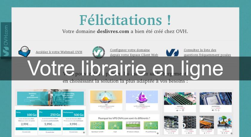 Votre librairie en ligne