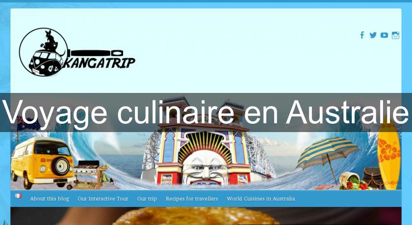 Voyage culinaire en Australie