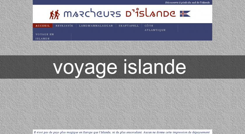 voyage islande 