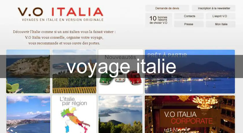 voyage italie