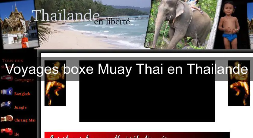 Voyages boxe Muay Thai en Thailande