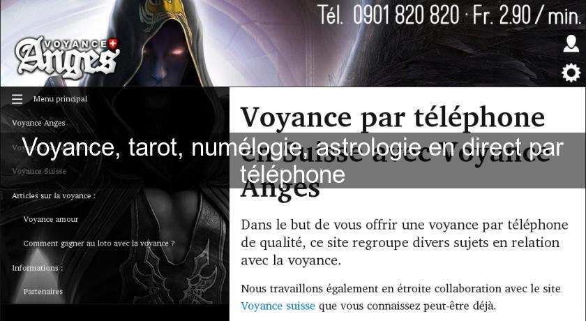 Voyance, tarot, numélogie, astrologie en direct par téléphone Voyance, tarot, numélogie, astrologie en direct par téléphone