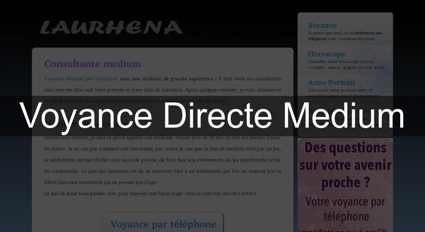 Voyance Directe Medium Voyance Directe Medium