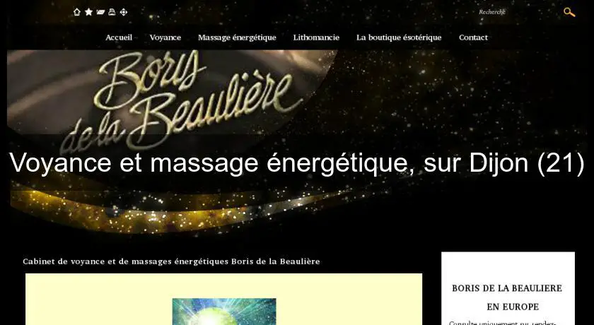 Voyance et massage énergétique, sur Dijon (21)