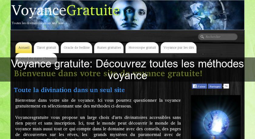 Voyance gratuite: Découvrez toutes les méthodes voyance Voyance gratuite: Découvrez toutes les méthodes voyance