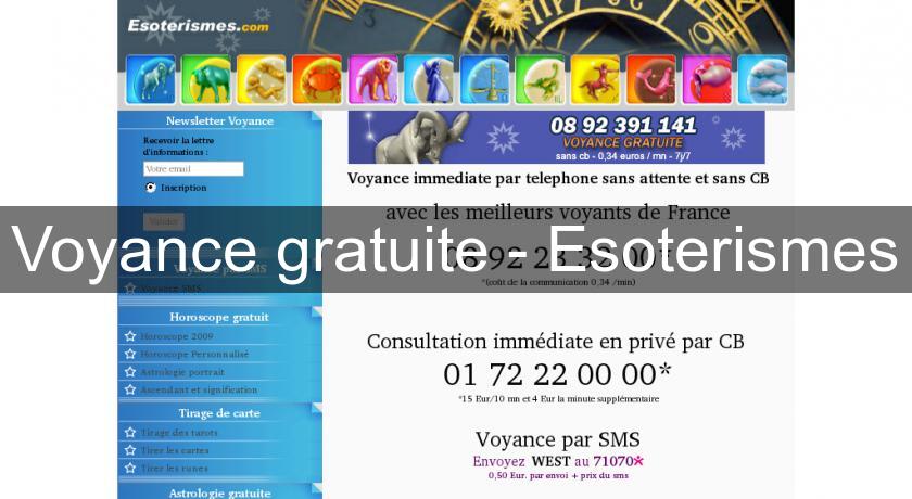 Voyance gratuite - Esoterismes Voyance gratuite - Esoterismes