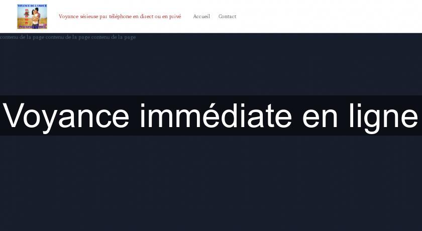 Voyance immédiate en ligne Voyance immédiate en ligne
