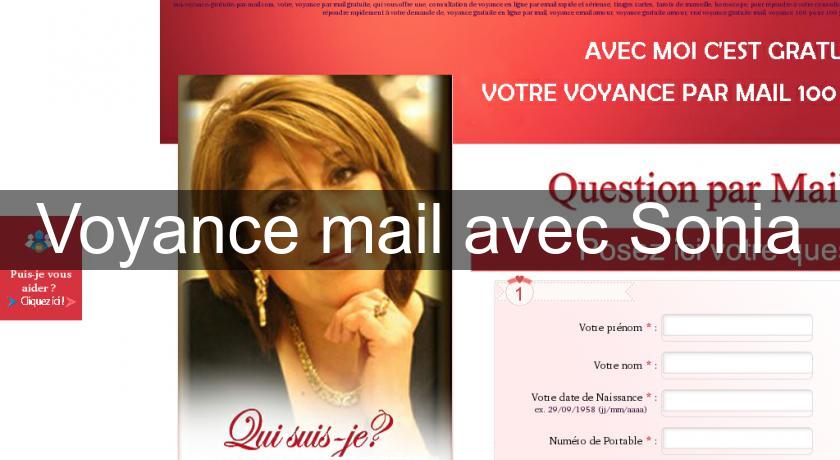 Voyance mail avec Sonia Voyance mail avec Sonia